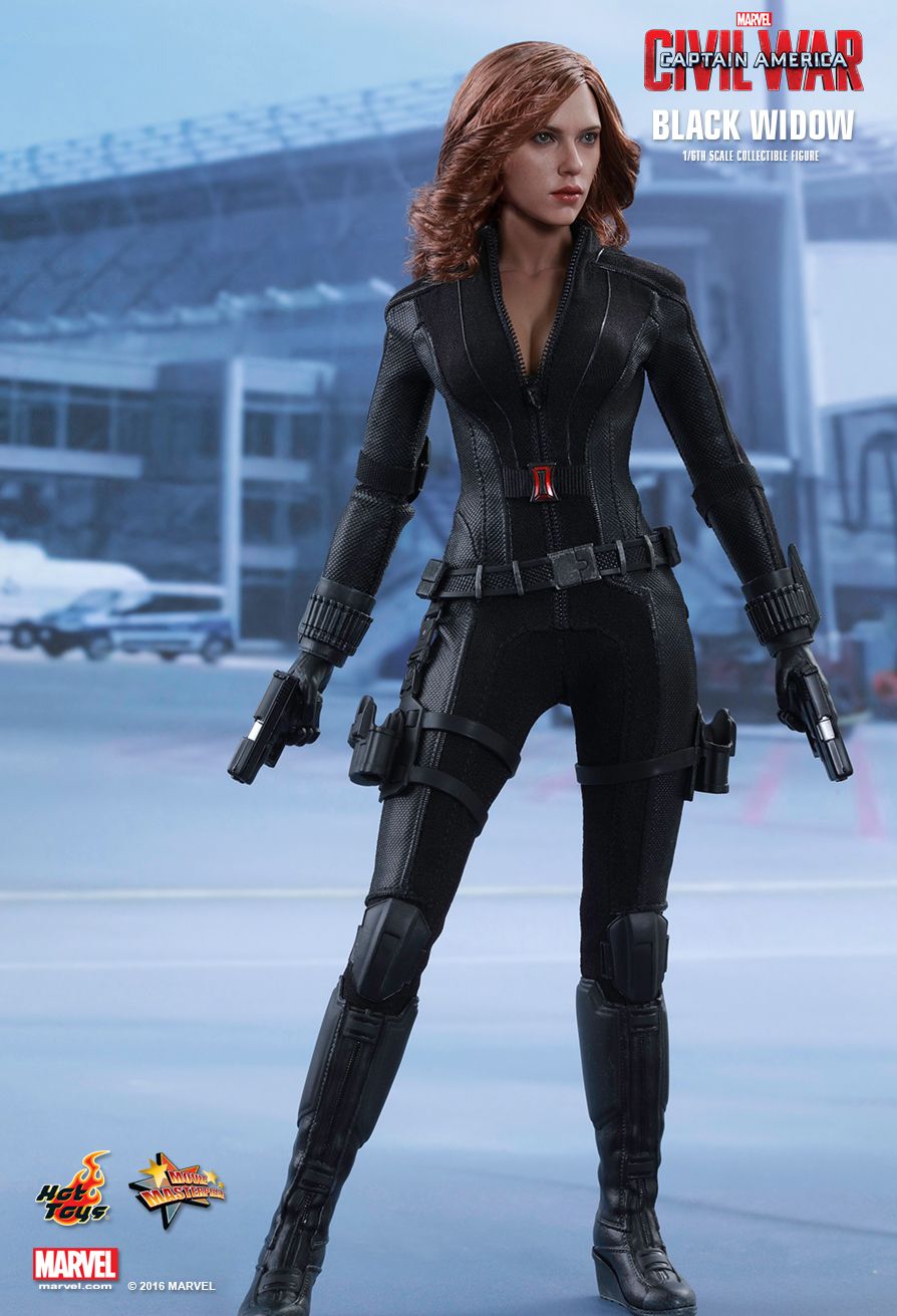 Black Widow Sixth Scale Figure by Hot Toys Captain America: Civil War - Movie Masterpiece Series \